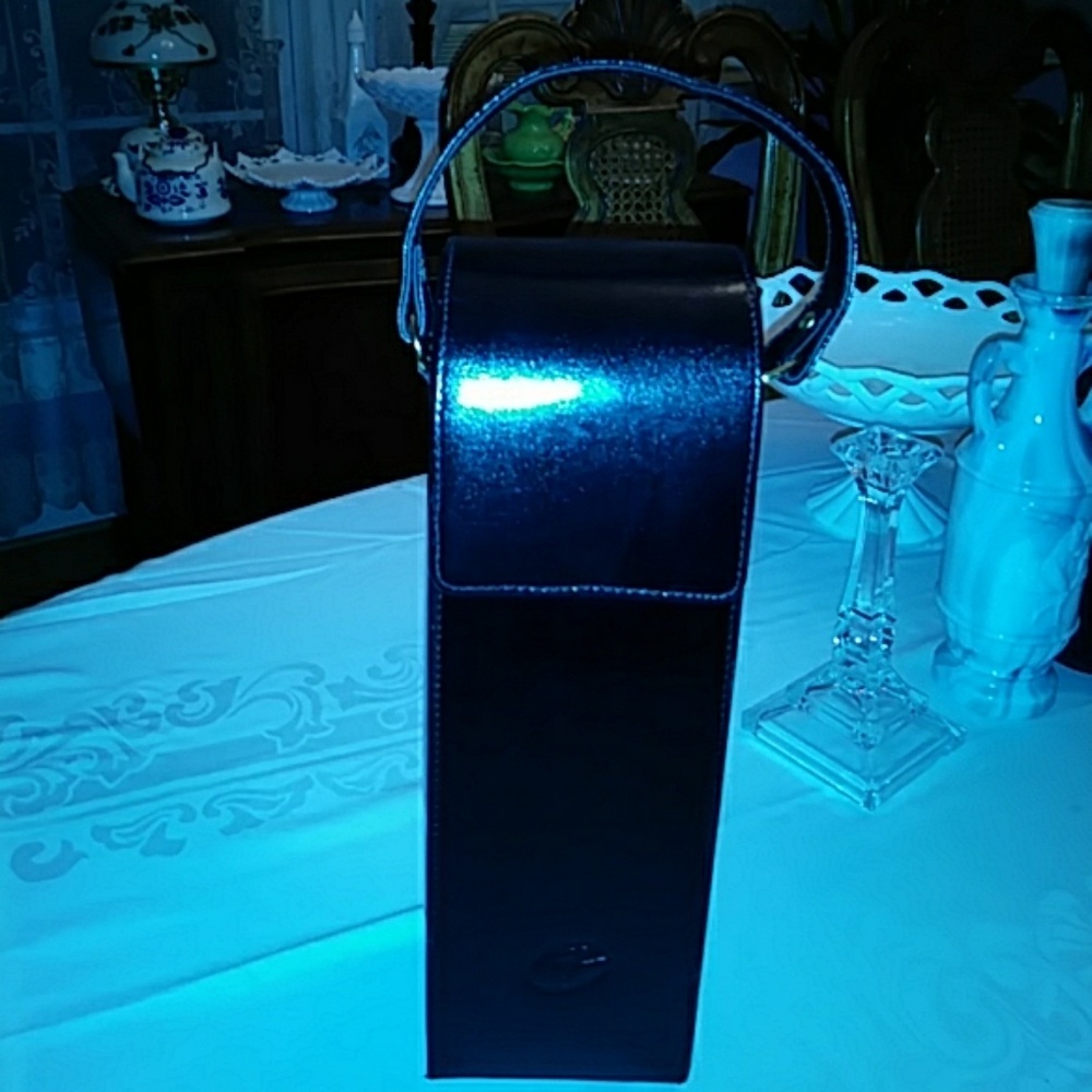 BYOB leather bottle bag